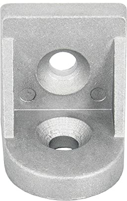SCHMIDT systemprofile 30x Drehwinkel Nut 8 35x30x38mm M8 Aluminium Winkel Verbinder Gelenkwinkel Aluprofil-Zubehör