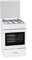 Bompani BO710XG/N Cucina 55X55cm, bianca a gas 4 fuochi con forno a gas a Libera installazione, Classe efficienza energetica A