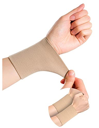 HAOSEM 2 x Handgelenk-Kompressionsbandage, Karpaltunnel, Herren, Damen, Tennis, Handgelenkstütze, Unterarm, Tattoo-Abdeckung, Armbänder für Fitnessstudio