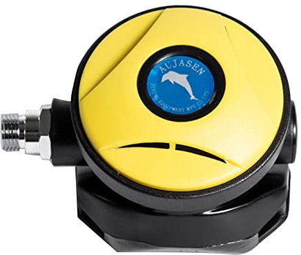 BYCUFF Scuba Diving 2. Stufe Atemregler Professionelle Unterwasser Scuba Dive Octopus Diving Atemregler AusrüStung ZubehöR-Gelb