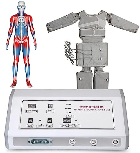 Pressotherapy Massage Lymphatic Drainage Beauty Machine - Electric Arm Neck Massager Air Compression Circulatory Massager with Adjustable Intensity