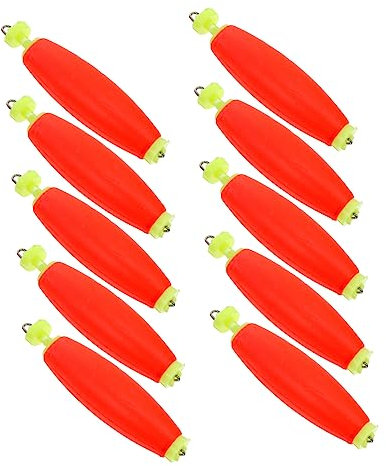 Mipcase 40pcs Fishing Floats Kit Carp Floats Bright Tails for Bite Marks Easy to Use