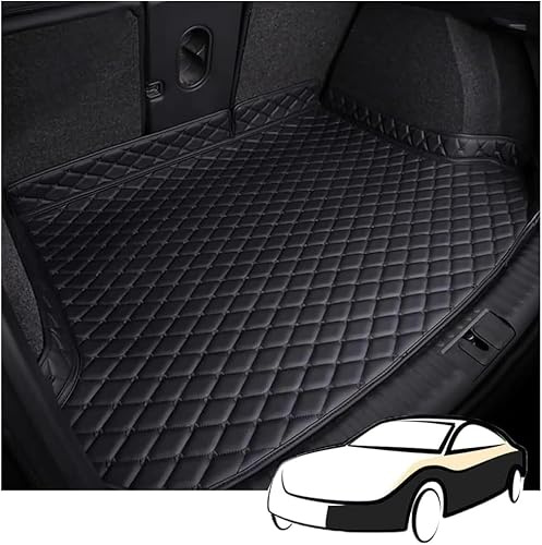 Auto Kofferraummatte für BMW X3 M50 2024 2025+, Wasserdicht Kofferraumwanne Schutzmatte Antirutsch Kofferraum Schutz Interieur Zubehör,1 Black