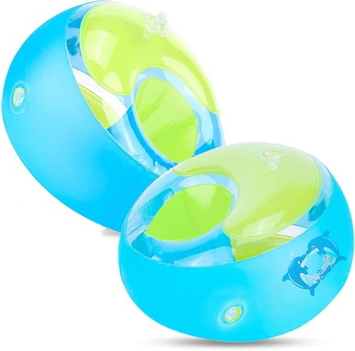 JSRHEEM Schwimmring, Schwimmring Kinder 1-6 Jahre | 11-25kg, Schwimmring für Anfänger für Mädchen Jungen(Orange, S)