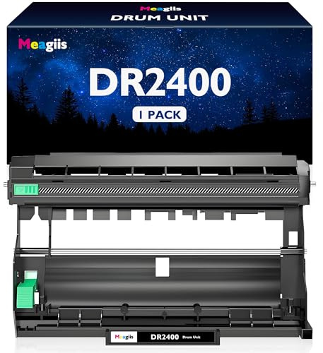 Meagiis DR2400 DR-2400 Drum Unit Compatible for Brother DR-2400 DR2400 Drum Unit for MFC-L2710DW DCP-L2510D HL-L2350DW HL-L2375DW HL-L2310D HL-L2370DN MFC-L2750DW MFC-L2710DN DCP-L2530DW (1 Pack)