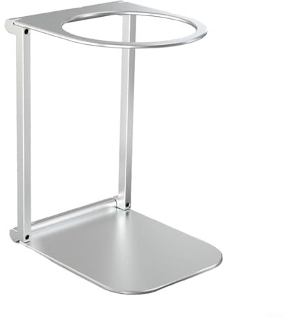 Support d'égouttement à café - Porte-filtre portable en acier inoxydable - Socle pliable pour presse à main, machines à expresso, camping, voyage