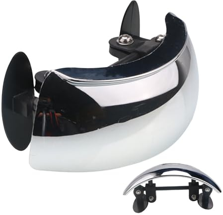 Rétroviseur Moto - de Vision Panoramique,Support Réglable pour Couvrir les Angles Morts sur Guidon Sport ATV Scooter