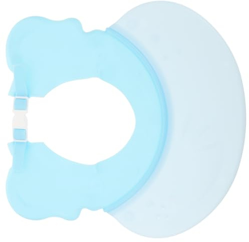 Warmhm Badehaube mit Verstellbarem Ohrenschutz Wasserdichter Shampoo schutz für Junge Mädchen und Kleinkinder Ergonomisch Geformte Duschhaube für Angenehmes Haarewaschen und Augenschutz
