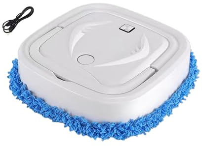 Trapeador automático de Piso, Robot inalámbrico Inteligente en húmedo y, trapeador Inteligente Multiusos avanzado con función de humidificación, Ultra silencioso, Limpieza Manos Libres para Salas