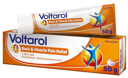 Voltarol Back & Muscle Pain Relief 1.16% Gel, for Joint Pain Relief, suitable for Knee Pain & Neck Pain, 50g