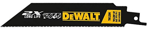 DEWALT 6-Inch Reciprocating Saw Blades, 14 TPI, 5-Pack (DWA4186)