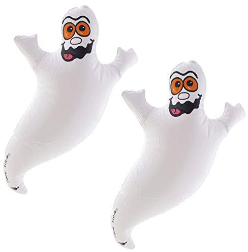 2 aufblasbare Geister 43cm aufblasbarer Geist Deko Halloween Dekoration Grusel