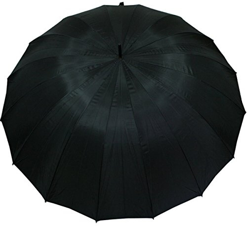 Golfschirm Partnerschirm groß schwarz Rainy Days