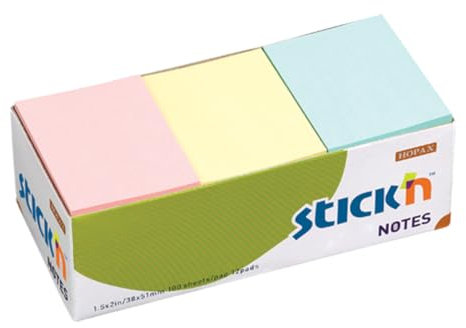 Stick N Pastell Sticky Note (12 Stück) – parent 38x51mm