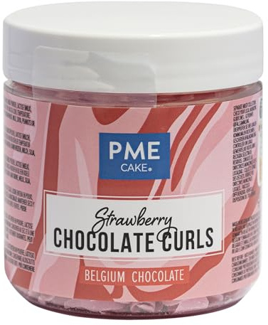 PME Schokospäne mit belgischer Erdbeerschokolade, 85 g