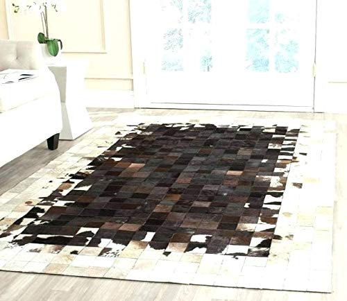 Vip Leather NEU KUHFELL Patchwork Teppich Cod 8770FG (180 cm x 240 cm)