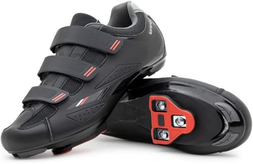 Tommaso Strada 100 Ready-to-Ride Mens Peloton Cycle Shoes—Road Bicycles & Indoor Cycling Shoes for Bikes with Delta Cleats—Explore Mens Bike Accessories—3 Hook & Loop—Size 11US—45EU