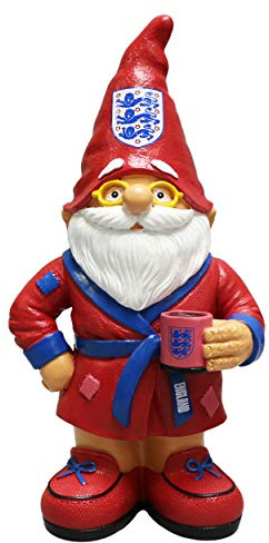 FOCO Official England Football Dressing Gown Garden Gnome