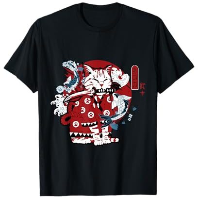 Yakuza Chat japonais samouraï ninja T-Shirt