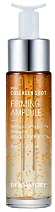 Dermatory Pro Collagen Shot Firming Ampoule - Deep Moisturising Serum for Firmer Healthier Skin - 20ml