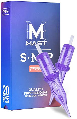 MKD Tattoo Compatible Mast Pro Tattoo Nadeln Set 20 Stück 0401RL Bugpin Round Liner Tattoo Needles Microblading Cartridge für Tattoo Maschine Pen