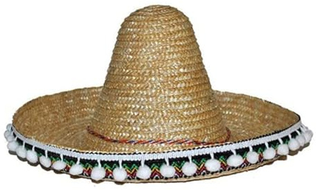 PARTY DISCOUNT Mexikanischer Hut/Sombrero mit Bommeln, Durchmesser 60 cm