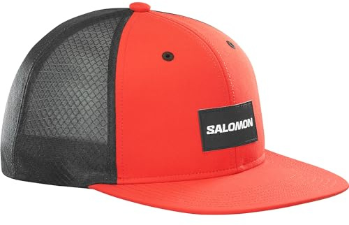 Salomon Trucker Flat Unisex Cap Mit Flachem Schirm Und Weichem Mesh-Material