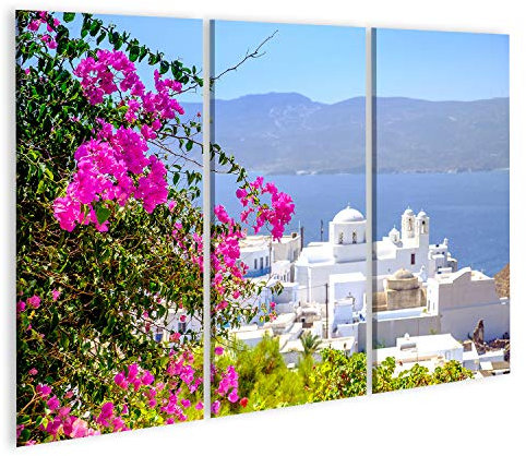 islandburner Bild auf Leinwand Landschaft Plaka Griechenland Bilder Wandbilder Poster