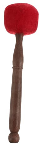 TOYANDONA Buddha Sound Bowl Stick 9 Inch Wooden Chanting Mallet for Meditation and Relaxation Accessories with Soft Pu Head