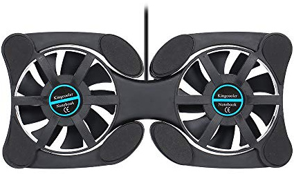 YIWENG Mini pad di raffreddamento portatile pieghevole pieghevole USB a doppia ventola per PC portatile notebook 7,Laptop Cooler con ventola
