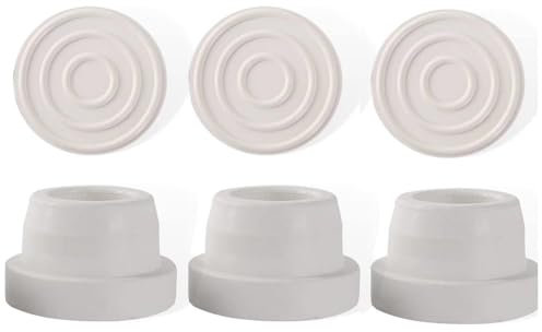 Pluuttiem Lot de 6 tampons en caoutchouc pour échelle de piscine, convient pour les tubes d'échelle de 4,8 cm de diamètre intérieur, pour les bouchons d'échelle enterrée et la natation