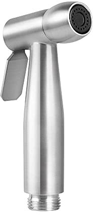 NSTVVEE Robinets de Bidet Kit de pulvérisateur de Toilette pour Bidet à Main Lave-Couches en Tissu de Salle de Bain Pulvérisateur de Douche Portable Valve en T en Acier Inoxydable 304 1/2