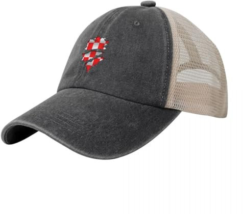 ENWIND Baseballmütze Kroatien - Kroatien - Flagge - Tattoo Ripped Cowboy Mesh Baseball Cap Hut Party Hut Frau Herren Hut