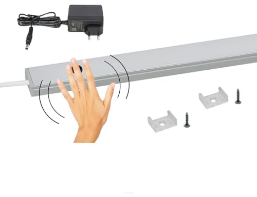 QLS LED-bänkbelysning 100 cm 4000K med handsensor