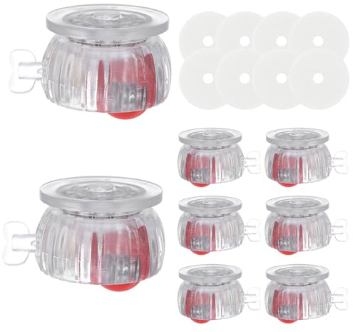 Wopanxye Lot de 8 roulettes autocollantes pivotantes à 360° pour appareils de cuisine, petits meubles, poubelles artisanales, boîte de rangement, grille-pain