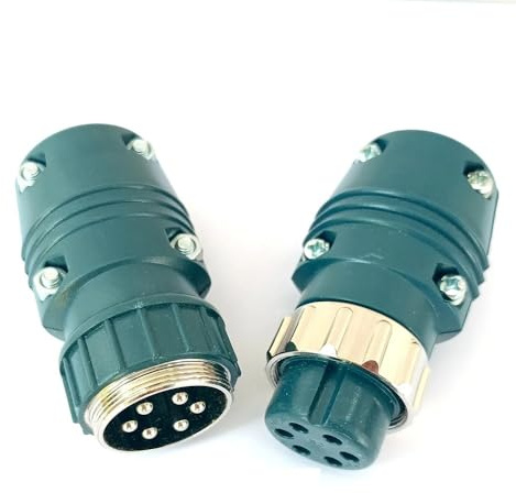 Connettore di estensione for presa a spina con perno a 4, 6, 7 e 9 poli for torcia TIG MIG MAG, parte consumabile for saldatura(F and M,4 pins)
