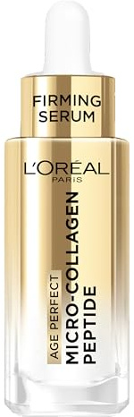 L'Oréal Paris Peptide Serum for Lifting, Age Perfect Micro-Collagen Rejuvenating & Lifting Serum, Firms Sagging Skin, Boosts Radiance & Reduces Age Spots, 30ml