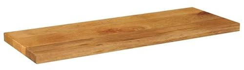 Eleganz Tablero de madera de mango macizo, 80 x 30 x 2,5 cm, rectangular en aspecto de roble, duradero y natural para cocina, salón u oficina