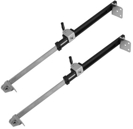 OKUMEYR Kippregler mit Verbesserter Stabilität Aluminiumlegierung Fenster ohne Bohren Katzen Fensterstopper und Fensterklammern für Kunststoff Stahlfenster und Drehkippfenster
