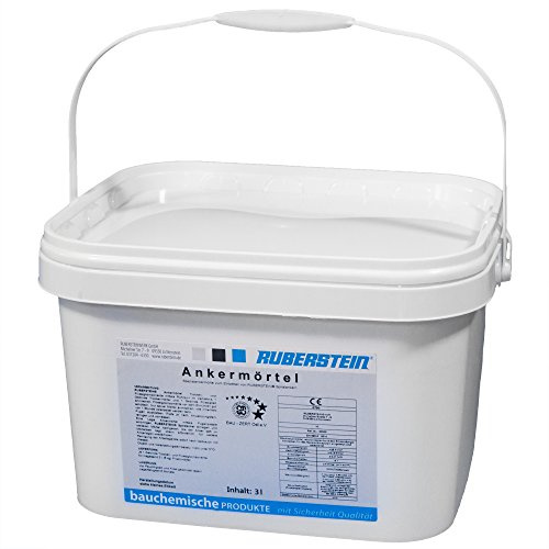 Ruberstein® Ruberstein Ankermörtel S, 2-komponentig, 2 Eimer á 6 kg für 10m Spiralanker Verlegung