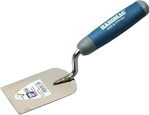 Haromac Stukkateurspachtel, 80 mm, Rostfrei, 2K-ERGO, rotschwarz, 120100802