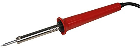 MC POWER - Lötkolben | Ergo-60 | 230V, 40W, ergonomischer Griff, feine 0,8 mm Lötspitze, schnelles Aufheizen, ideal für Elektronik, Modellbau und Reparaturen