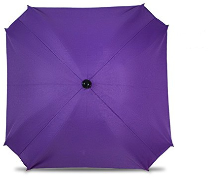 Skyline New Sonnenschirm für Kinderwagen, mit flexiblem Befestigungsarm, Sonnenschirm mit UV-Schutz, Durchmesser 70 cm (Violett)