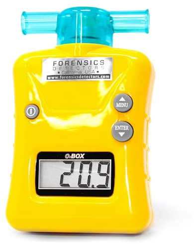 Sauerstoffanalysator (O2) | 0–100% mit 0,1-%-Auflösung | Tauchen, Nitrox und Scuba | Wasserdichtes Gehäuse | FD-O2BOX