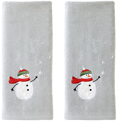 SKL Home Handtuchset Schneemann mit Schneebällen