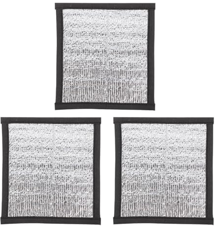 3Pièces Tapis Chauffant pour Reptiles et Animaux de Compagnie Matelas Isolant pour Terrarium Film Réfléchissant pour Maintien de Température