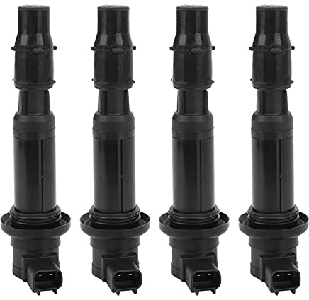 4pcs Motorrad Zündspule, Fydun F6T553 Rplacement Zubehör für NINJA ZX6R 600CC Motor ZX636A Konfiguration 2001-2002
