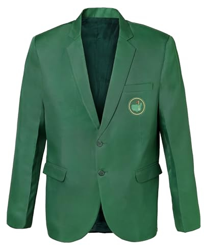 Men's Green Casual Slim Fit Coat Mens Green Sports Coat | Golf Blazer (X-Large)