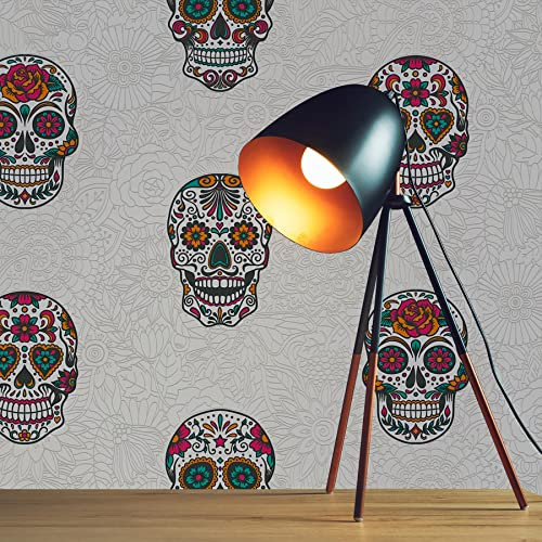 Carta da parati retrò M1-No.2605, in tessuto non tessuto, colorata