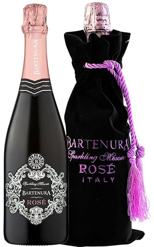 Bartenura Moscato Rose In A Velvet Gift Bag - Light Rose Colour, With A Delicate Fragrance And Sweet Taste | Great Gift For Her